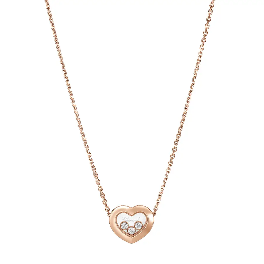 Vòng cổ Chopard Happy Diamonds bằng vàng 81A611-5001