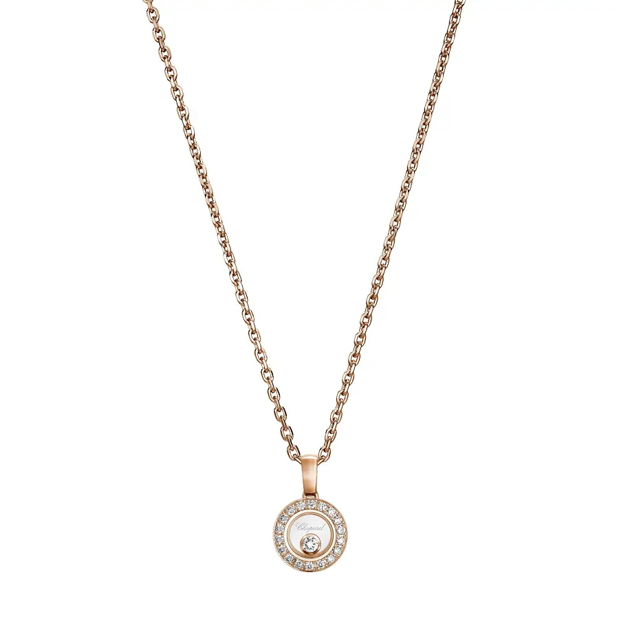 Mặt dây chuyền vàng Chopard Happy Diamonds 79A017-5201