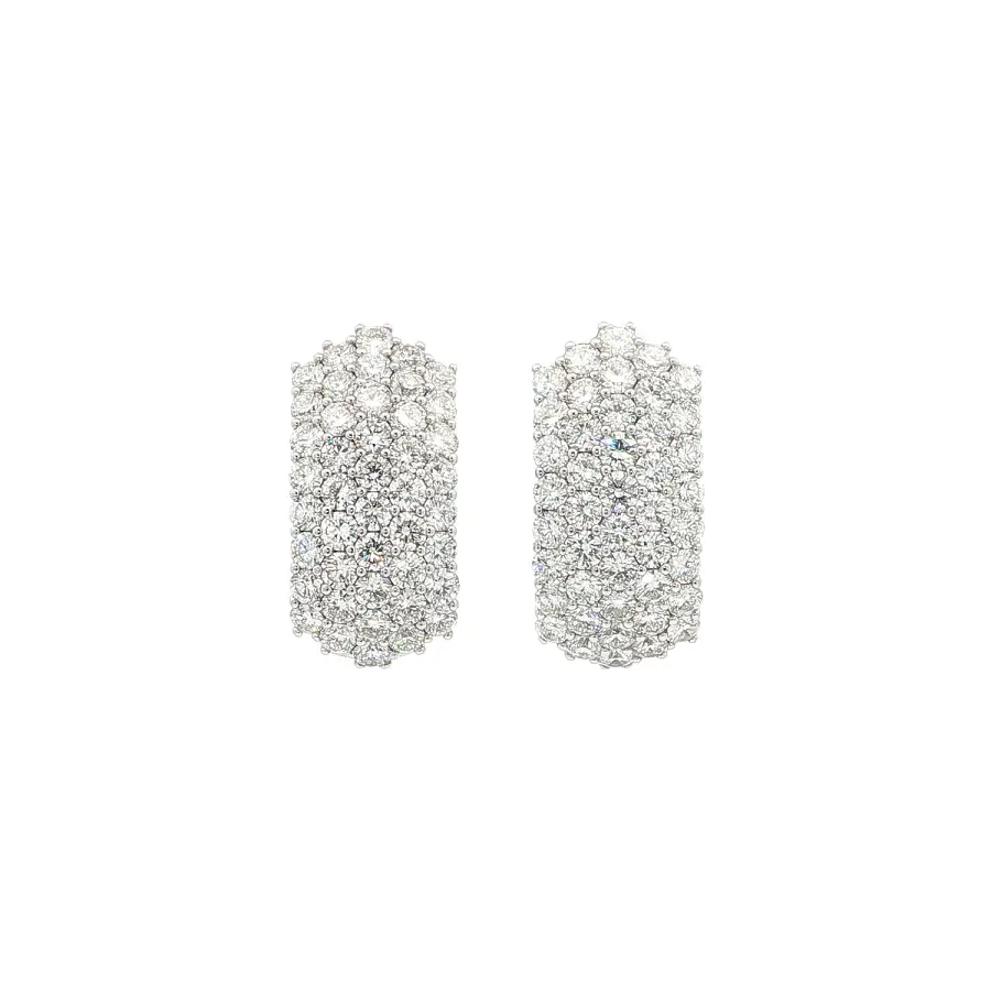 Vòng tai vàng đính kim cương