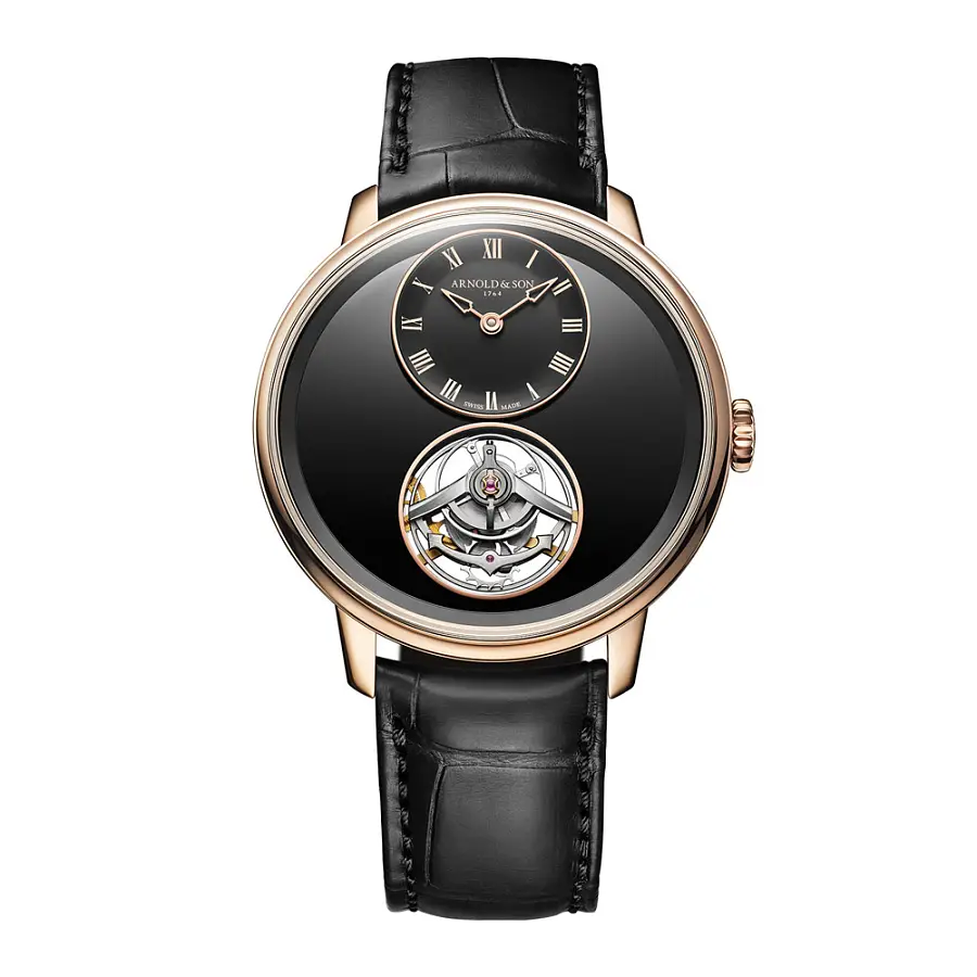 Arnold & Son Chronometry Ultrathin Tourbillon Red Gold Onyx 1UTBR.Z02A.C1375R