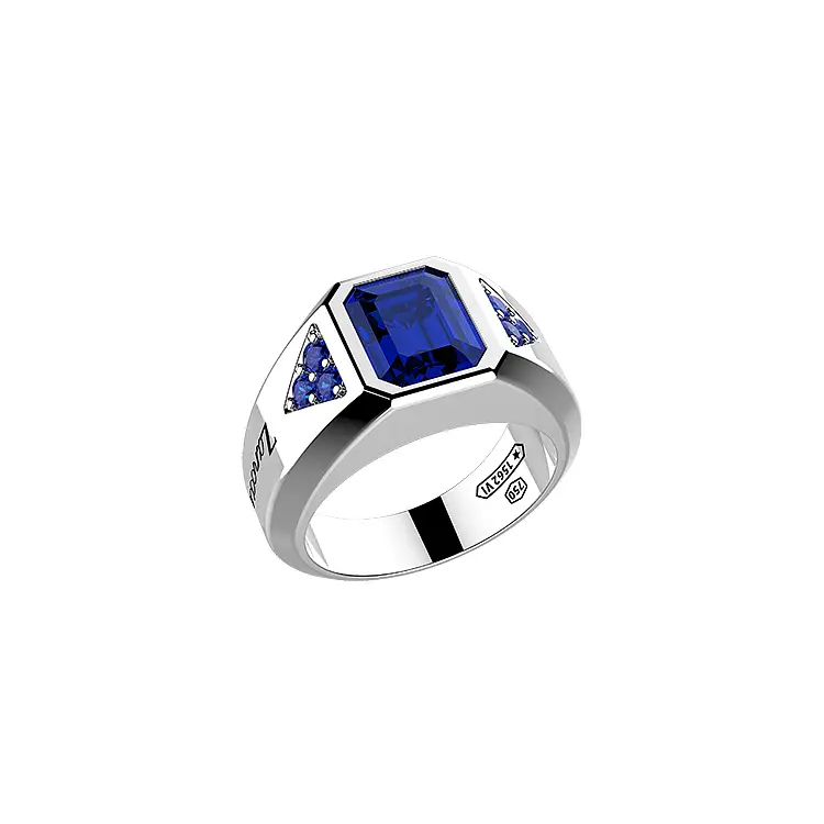 Nhẫn vàng Zancan Couture Sapphire EAA308B