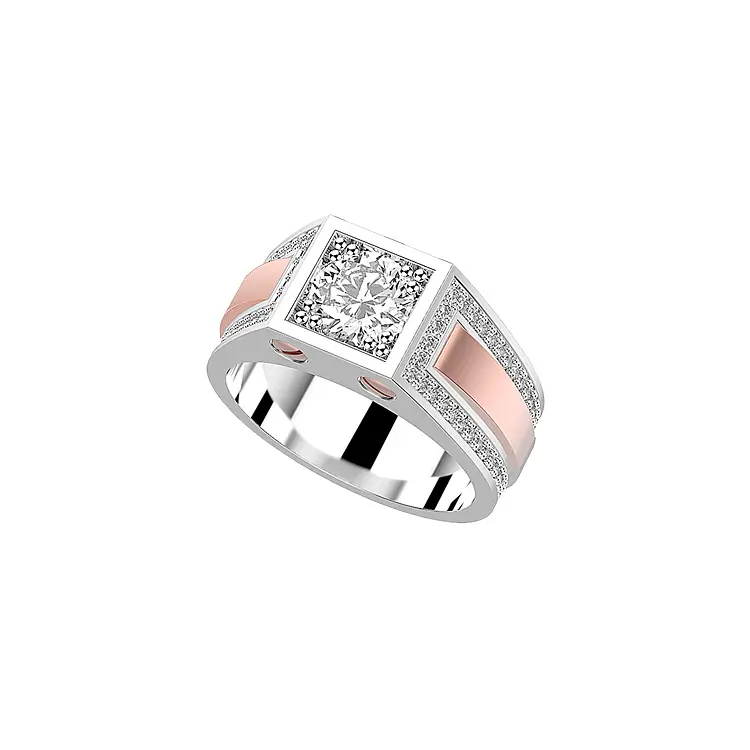 Nhẫn vàng Zancan Couture Sapphire EA213BR