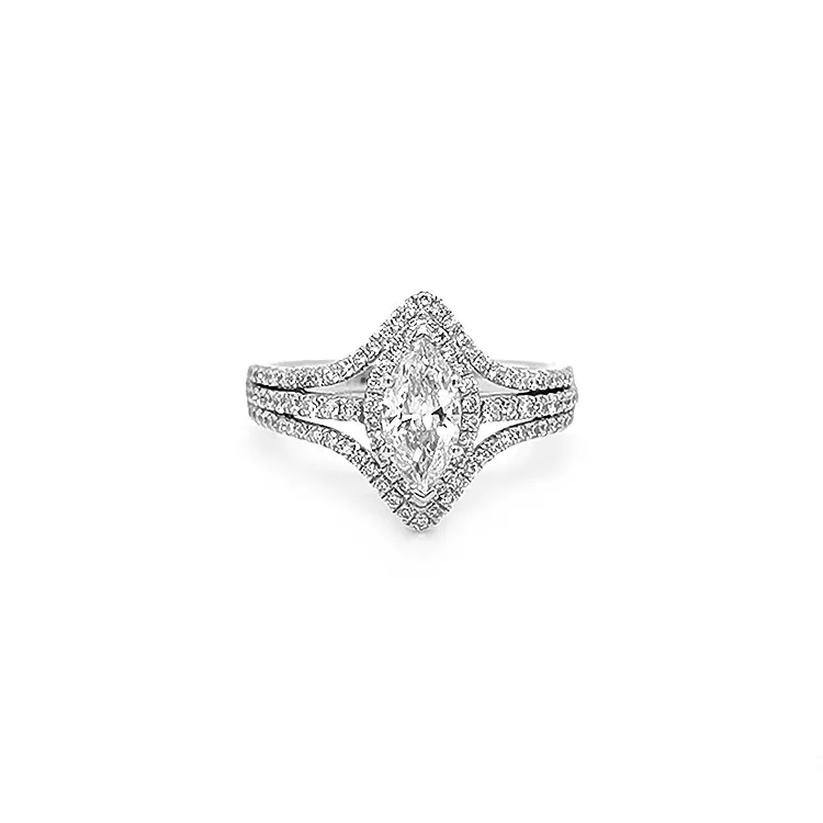 Nhẫn vàng đính kim cương