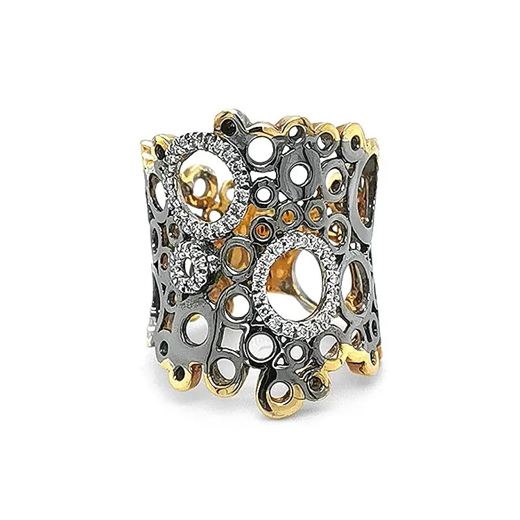 Nhẫn vàng đính kim cương