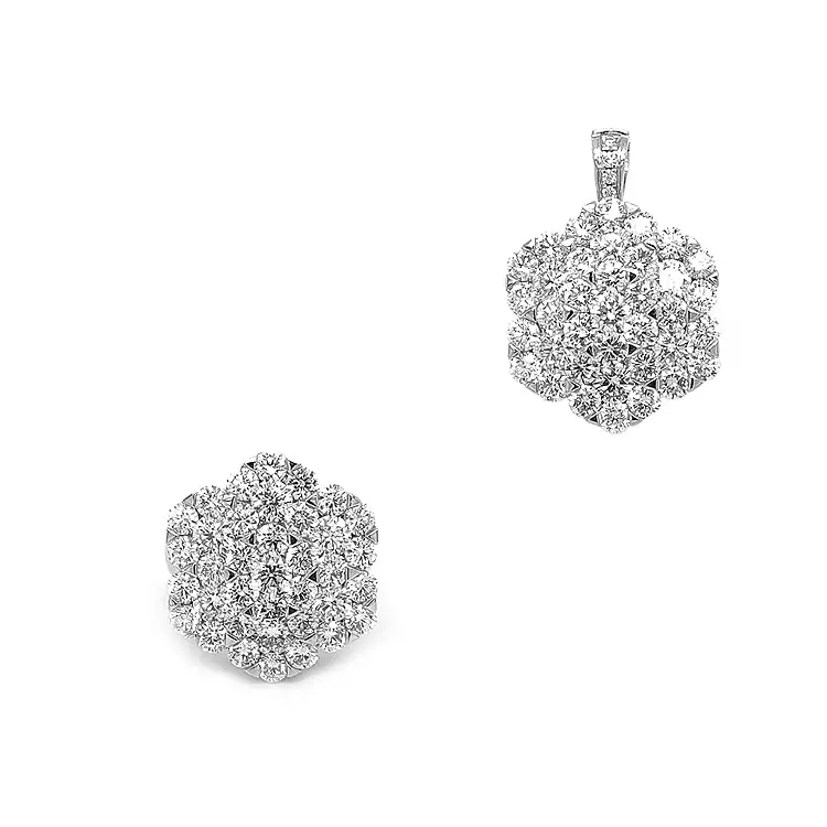 Nhẫn vàng/Mặt dây chuyền vàng với kim cương