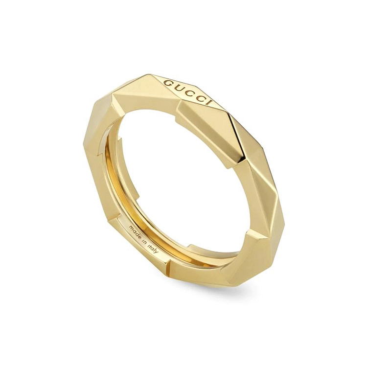Nhẫn Gucci Link to Love bằng vàng YBC662177001014