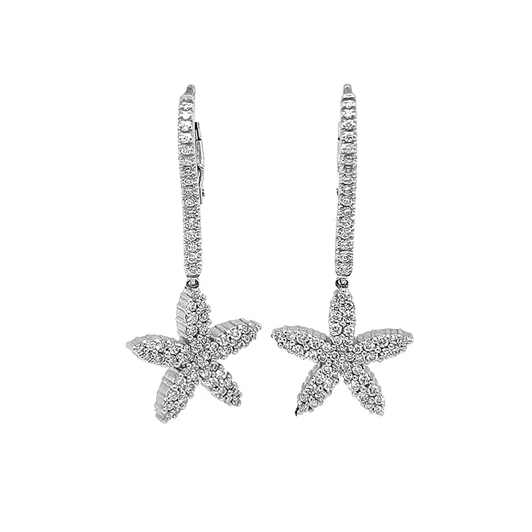 Vòng tai vàng đính kim cương