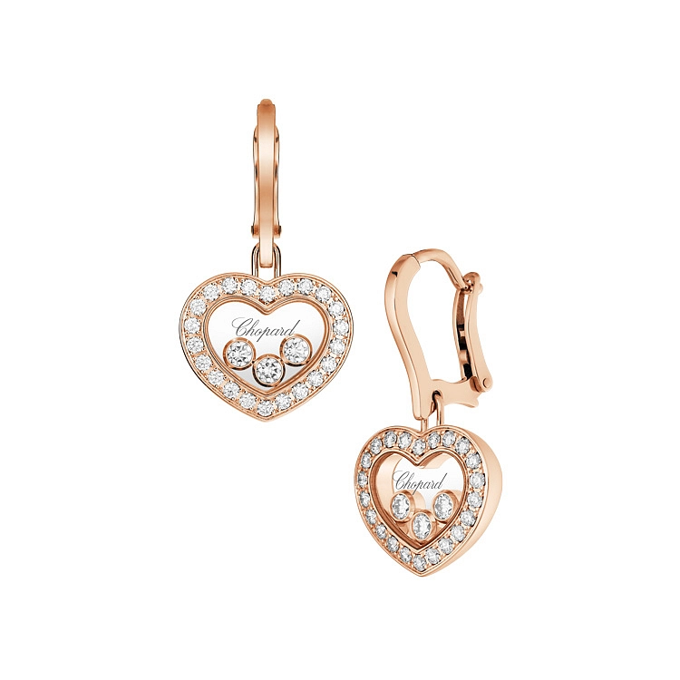 Vòng tai vàng Chopard Happy Diamonds 83A611-5401