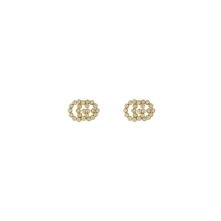Vòng tai chạy bộ Gucci GG màu vàng YBD48167600100U