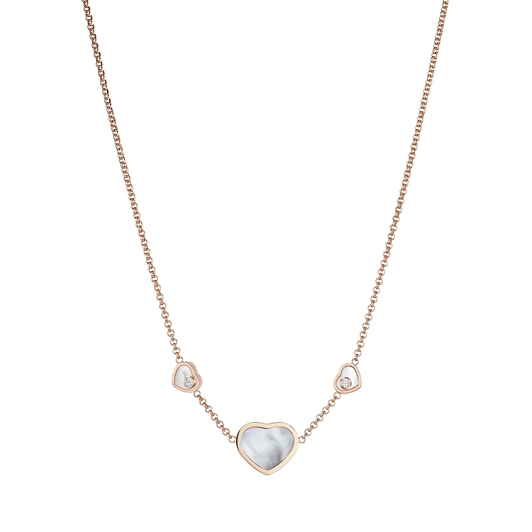 Vòng cổ Chopard Happy Hearts bằng vàng 81A082-5301