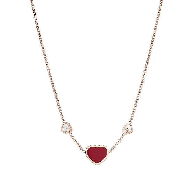 Vòng cổ Chopard Happy Hearts bằng vàng 81A082-5801