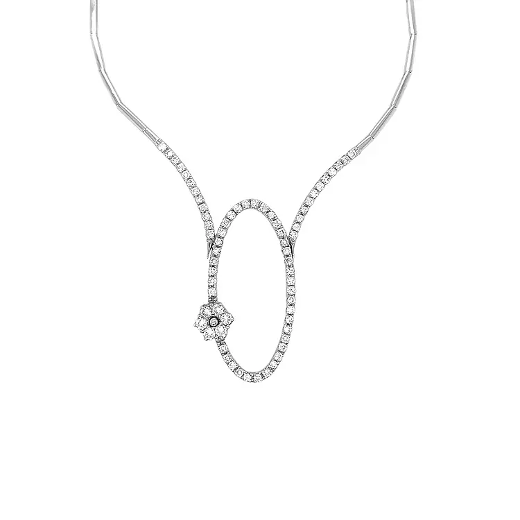 Vòng cổ vàng đính kim cương