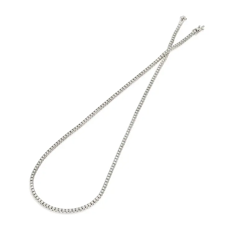 Vòng cổ tennis vàng Crieri đính kim cương