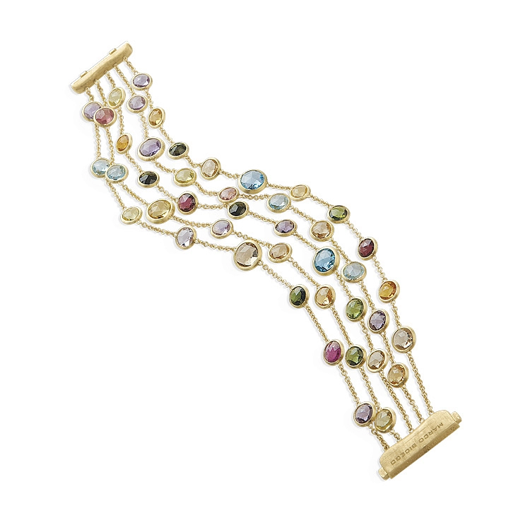 Vòng tay vàng đính đá bán quý Marco Bicego Jaipur