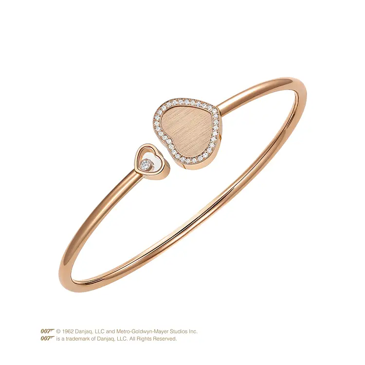 Vòng tay vàng Chopard Happy Hearts Golden Hearts 85A007-5922