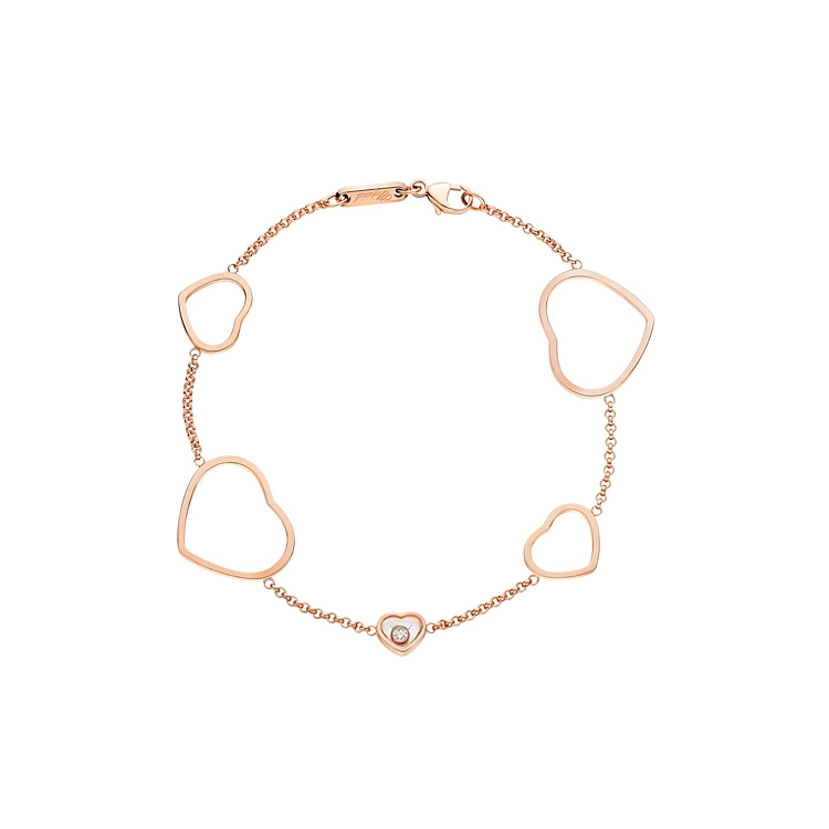 Vòng tay Chopard Happy Hearts bằng vàng 857482-5001