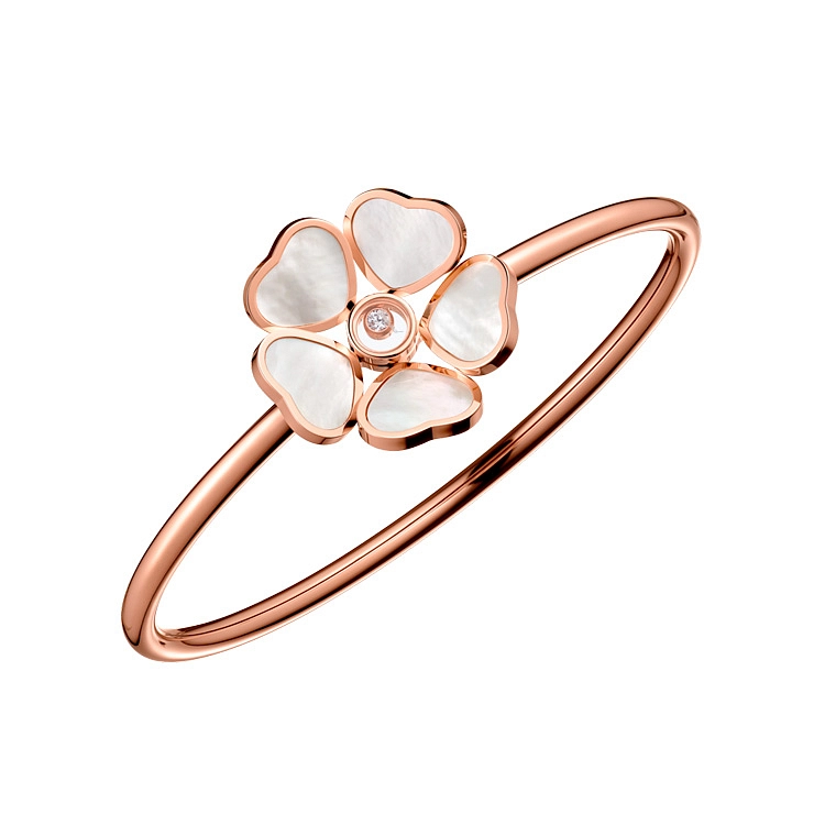 Vòng tay hoa Chopard Happy Herats vàng 85A085-5302
