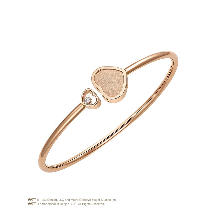 Vòng tay Chopard Happy Hearts Golden Hearts bằng vàng 85A007-5020