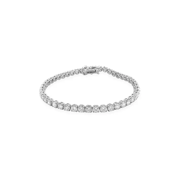 Vòng tay tennis bằng vàng đính kim cương