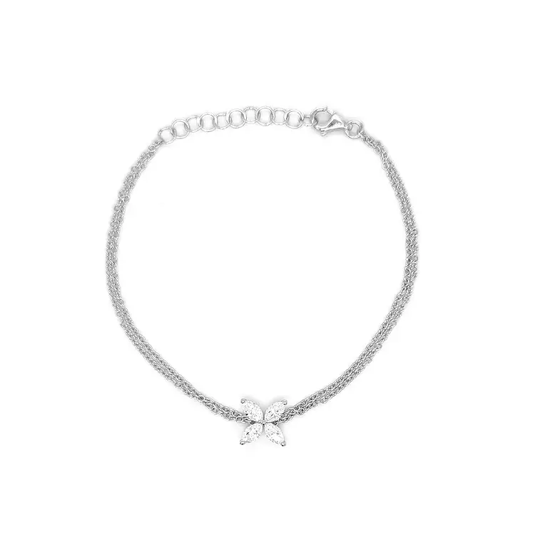 Vòng tay vàng đính kim cương