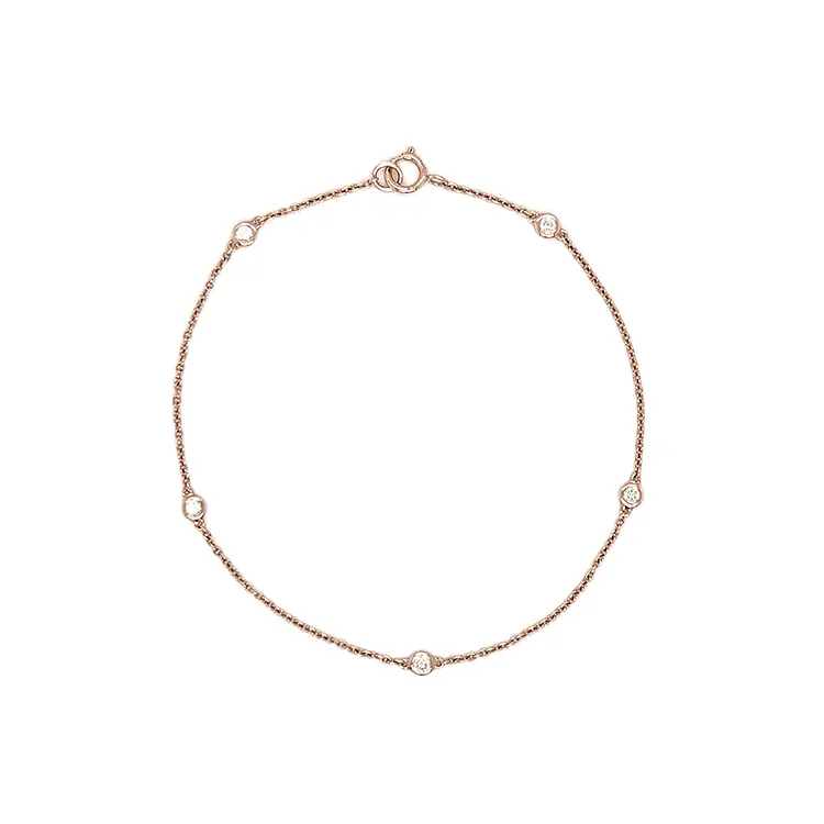 Vòng tay vàng đính kim cương