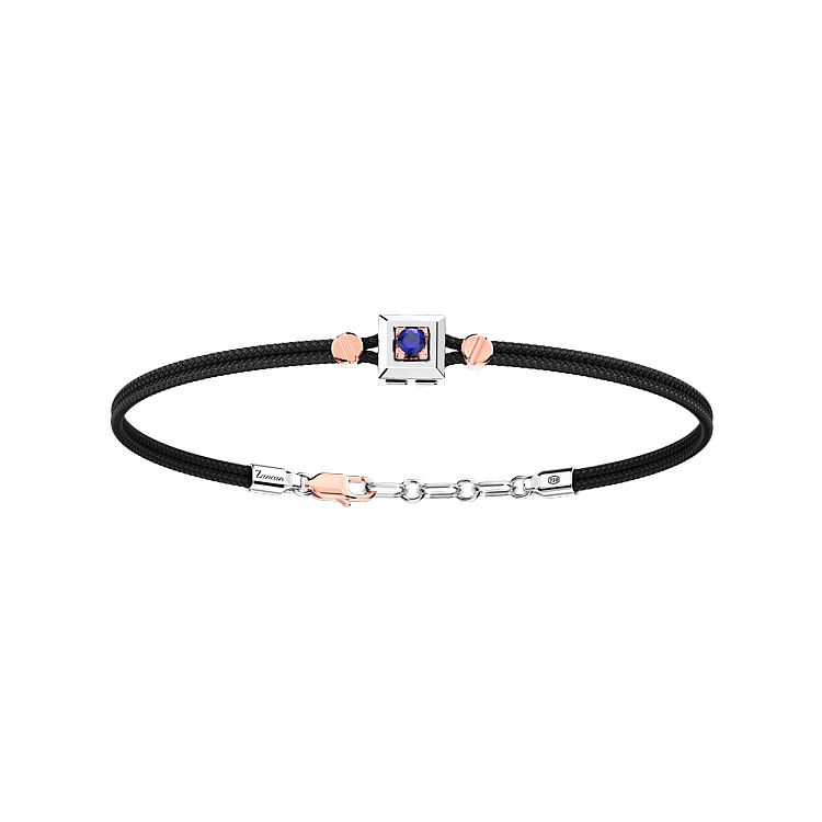 Vòng tay nam bằng vàng Zancan đính đá sapphire