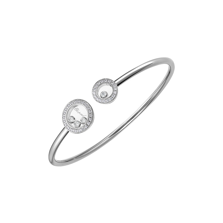 Vòng tay kim cương Chopard Happy Diamonds 85A618-1202