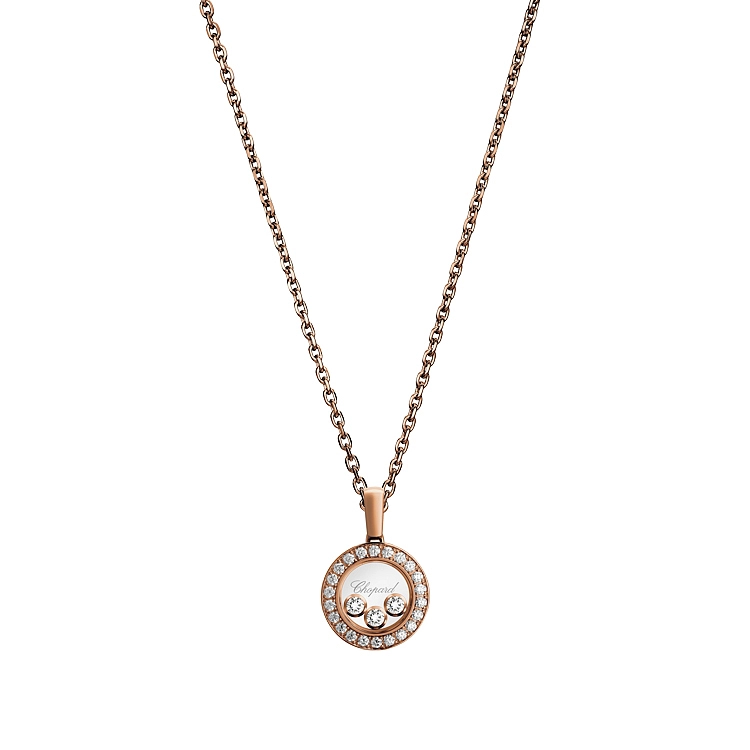 Mặt dây chuyền vàng Chopard Happy Diamonds 79A018-5201
