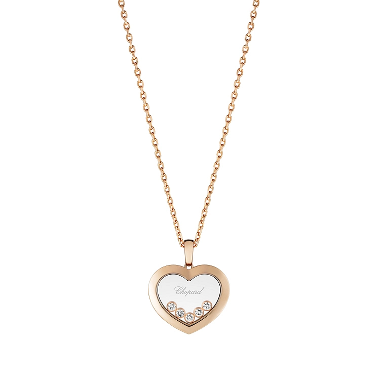 Vòng cổ Chopard Happy Diamonds bằng vàng 79A038-5001