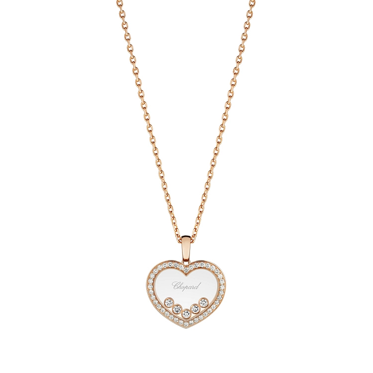 Mặt dây chuyền vàng Chopard Happy Diamonds 79A038-5201
