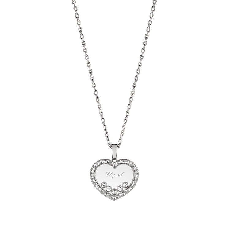 Mặt dây chuyền vàng Chopard Happy Diamonds 79A038-1201