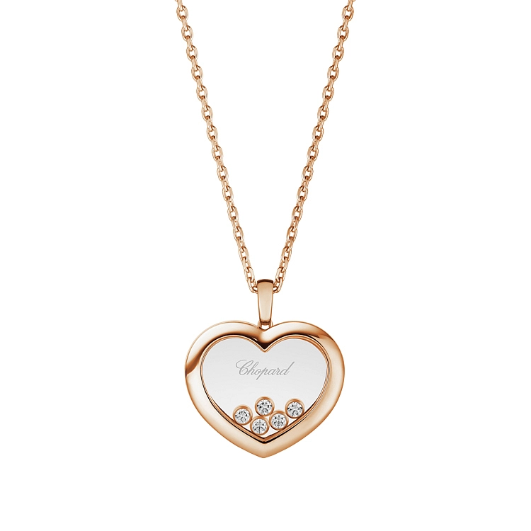 Mặt dây chuyền vàng Chopard Happy Diamonds 79A039-5001