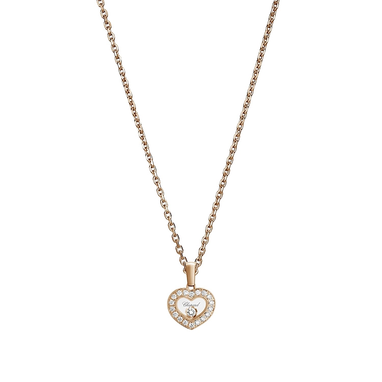 Mặt dây chuyền vàng Chopard Happy Diamonds 79A054-5201