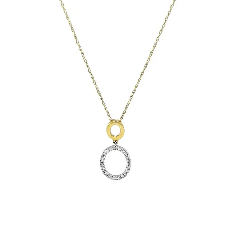 Mặt dây chuyền vàng đính kim cương