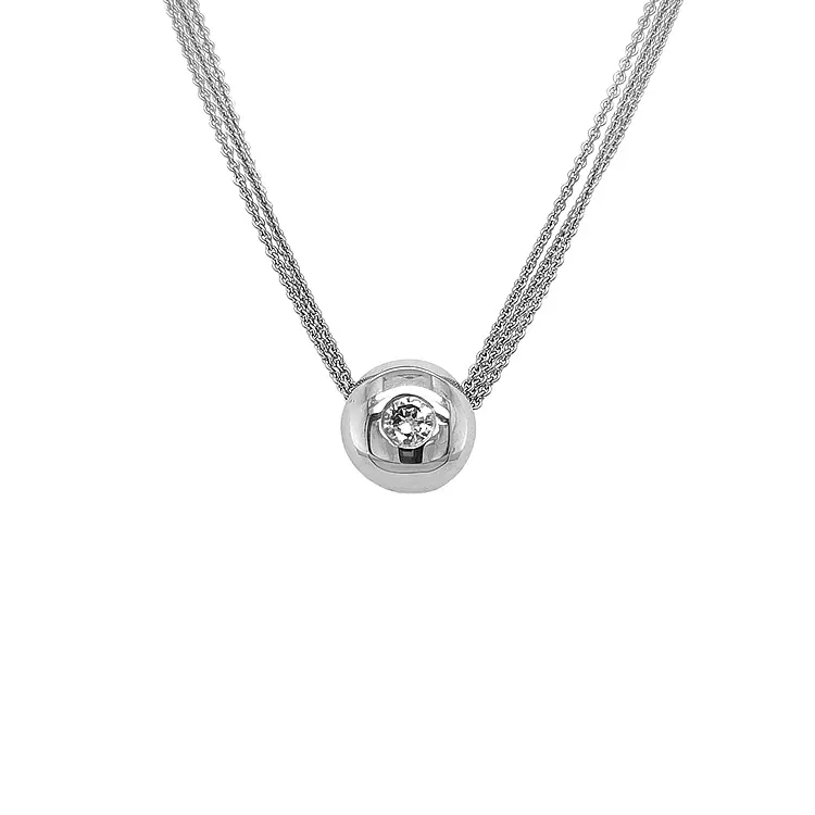 Mặt dây chuyền vàng đính kim cương