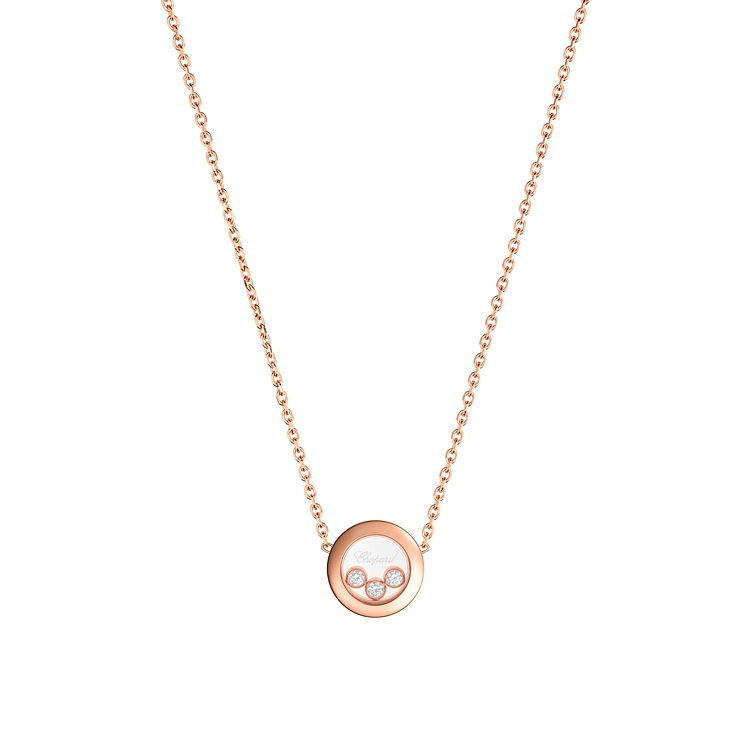 Vòng cổ Chopard Happy Diamonds bằng vàng 81A018-5001