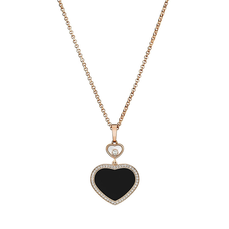 Mặt dây chuyền vàng Chopard Happy Hearts 79A074-5201