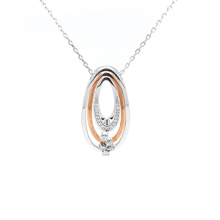 Mặt dây chuyền vàng đính kim cương