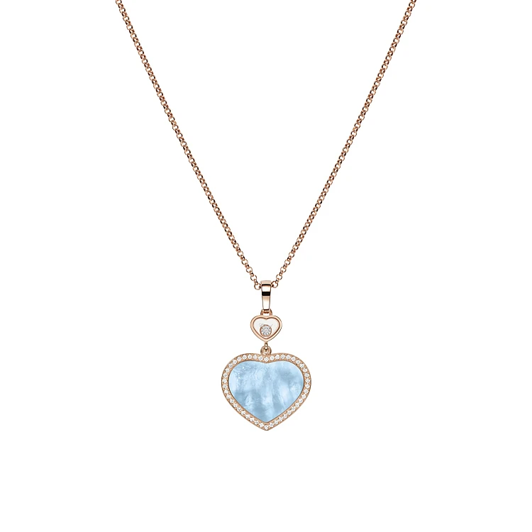 Mặt dây chuyền vàng Chopard Happy Hearts 79A074-5340