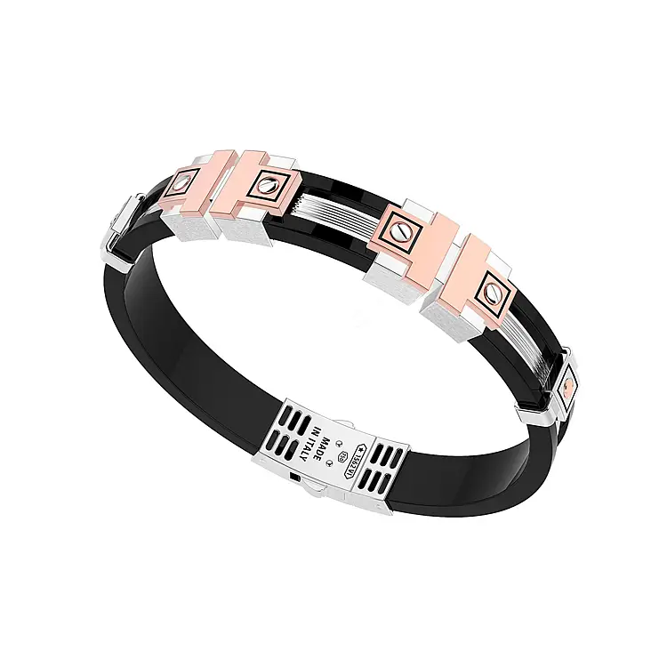 Vòng tay nam vàng Zancan EB636BR