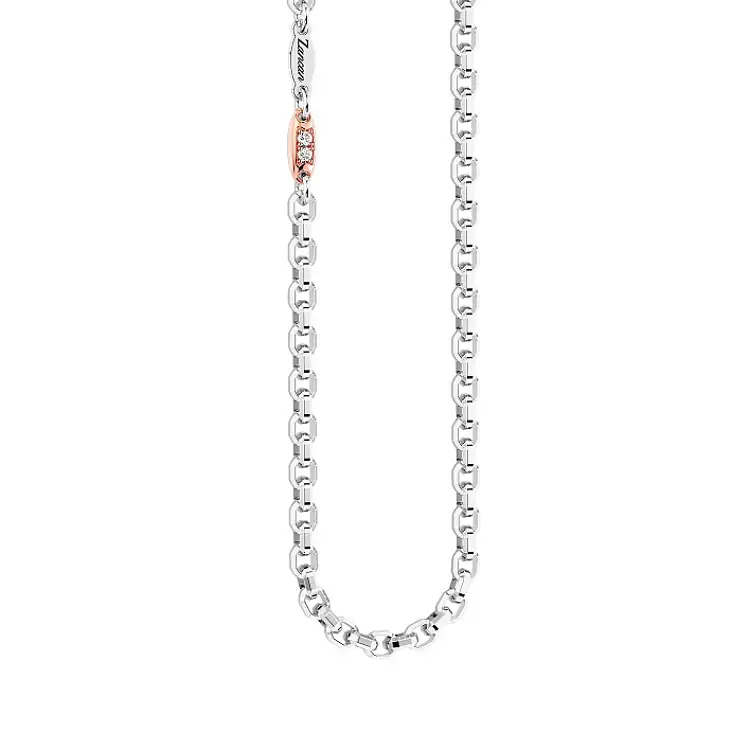 Dây chuyền nam vàng Zancan đính kim cương