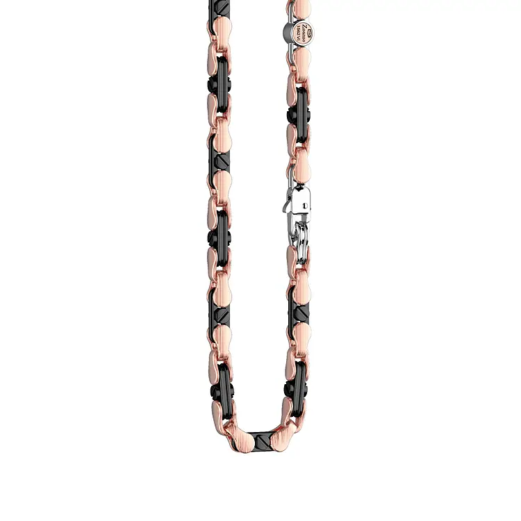 Dây chuyền nam bằng vàng với gốm sứ