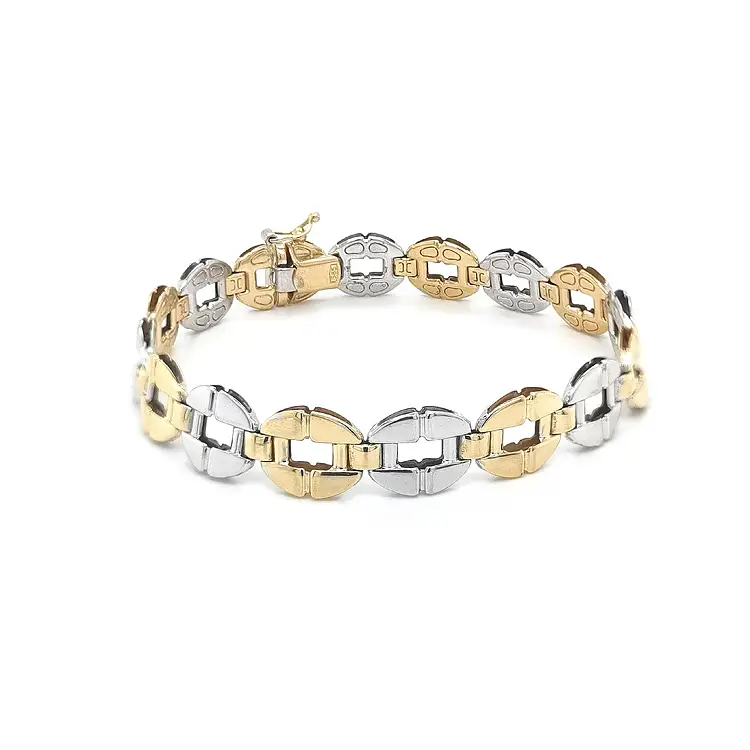 Vòng tay kết hợp vàng