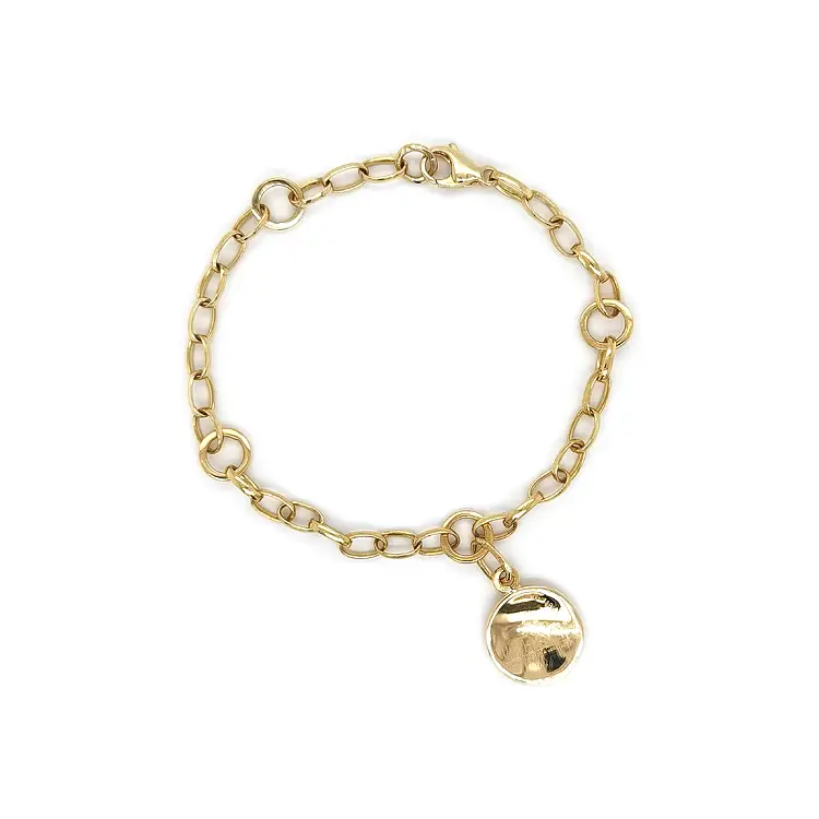 Vòng tay vàng cho mặt dây chuyền