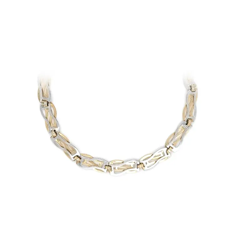 Vòng cổ nữ bằng vàng kết hợp