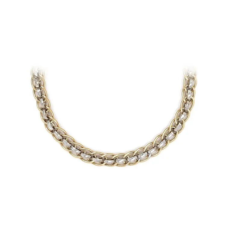 Vòng cổ nữ bằng vàng kết hợp