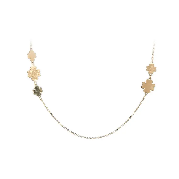 Vòng cổ hoa cho phái nữ bằng vàng