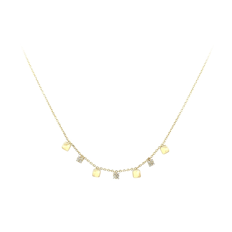 Vòng cổ vàng đính đá zircon