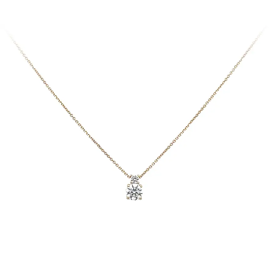 Vòng cổ vàng đính đá zircon