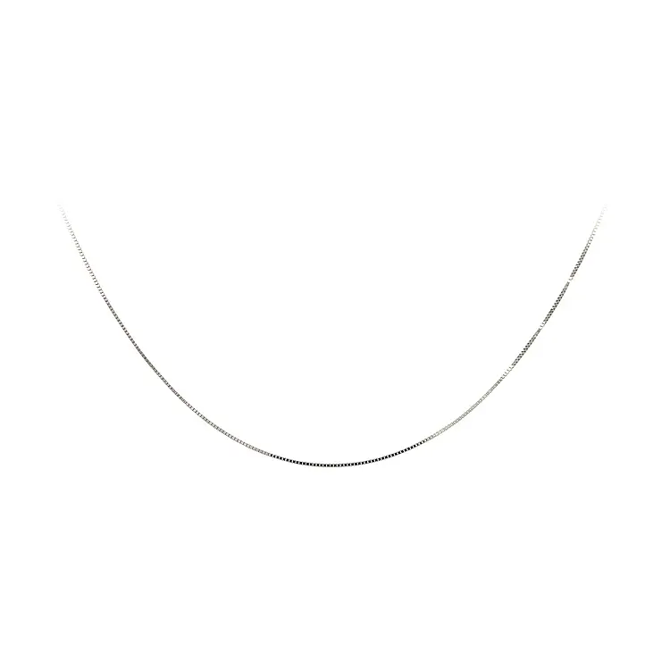 Dây chuyền hình khối lập phương White Gold - Khối lập phương